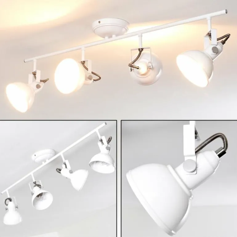 Plafonnier Tina Blanc, 4 lumières