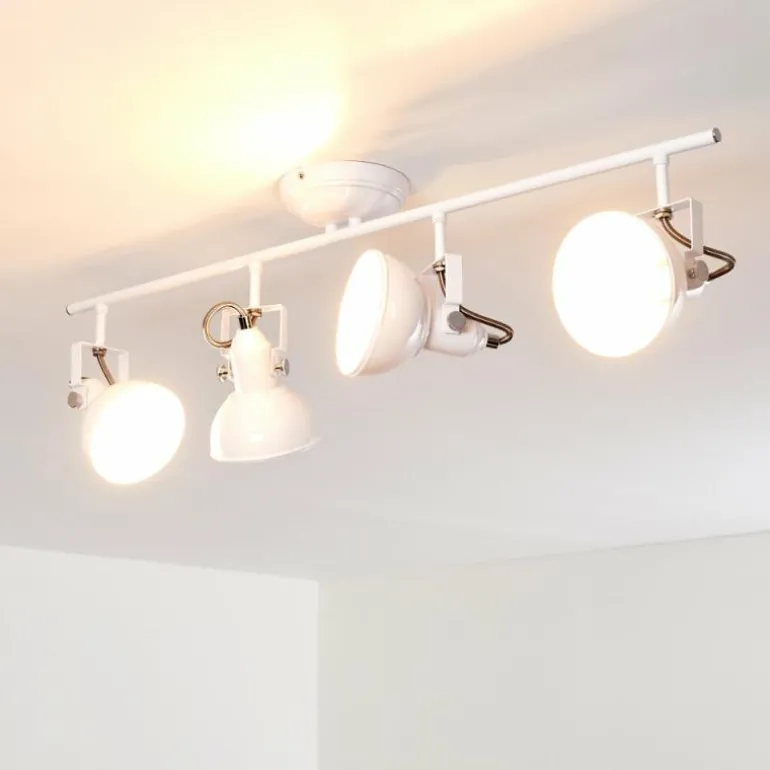 Plafonnier Tina Blanc, 4 lumières