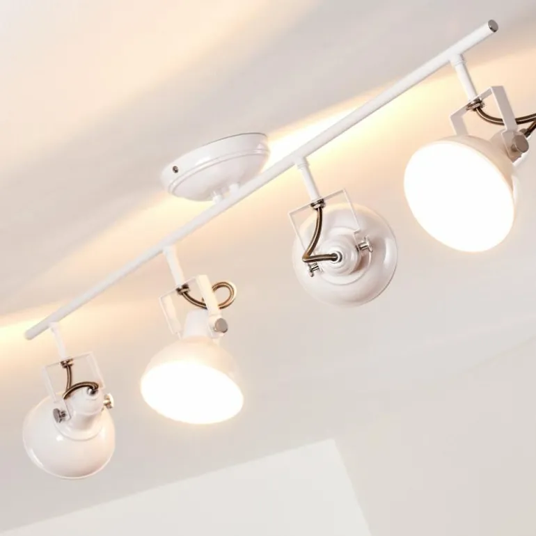 Plafonnier Tina Blanc, 4 lumières