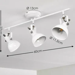 Plafonnier Tina Blanc, 3 lumières