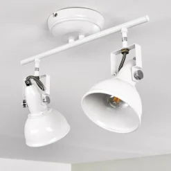 Plafonnier Tina Blanc, 2 lumières