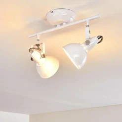 Plafonnier Tina Blanc, 2 lumières