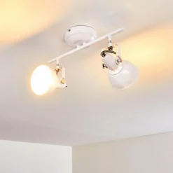 Plafonnier Tina Blanc, 2 lumières