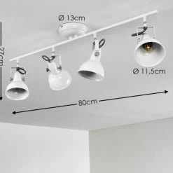 Plafonnier Tina Blanc, 4 lumières