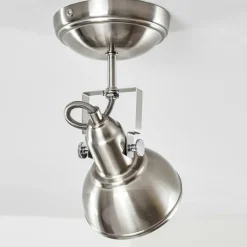 Plafonnier Tina Nickel mat, 1 lumière