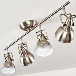 Plafonnier Tina Nickel mat, 4 lumières