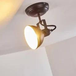 Plafonnier Tina Noir, 1 lumière