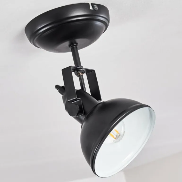 Plafonnier Tina Noir, 1 lumière