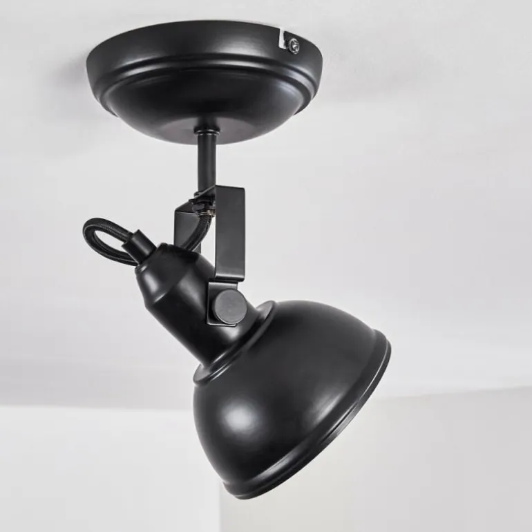 Plafonnier Tina Noir, 1 lumière