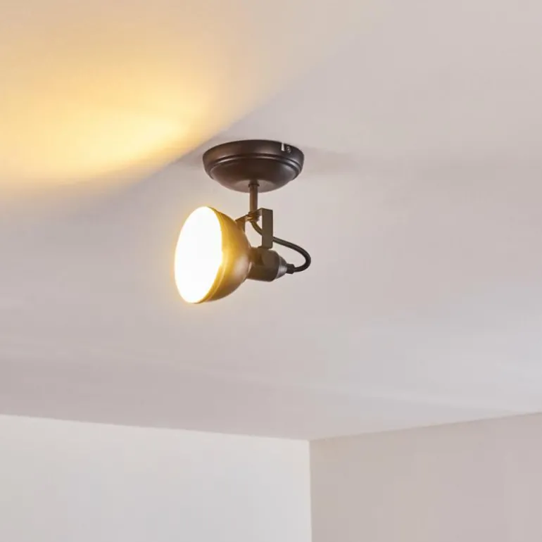 Plafonnier Tina Noir, 1 lumière