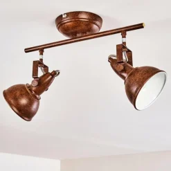 Plafonnier Tina Rouille, 2 lumières