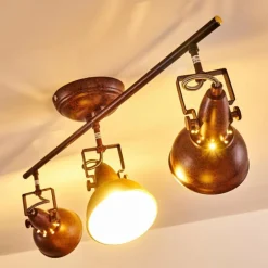 Plafonnier Tina Rouille, 3 lumières