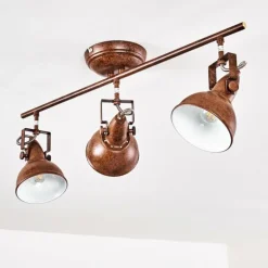 Plafonnier Tina Rouille, 3 lumières
