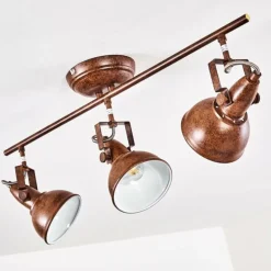 Plafonnier Tina Rouille, 3 lumières