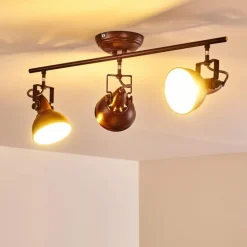 Plafonnier Tina Rouille, 3 lumières