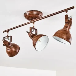 Plafonnier Tina Rouille, 3 lumières