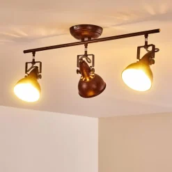 Plafonnier Tina Rouille, 3 lumières