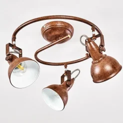 Plafonnier Tina Rouille, 3 lumières