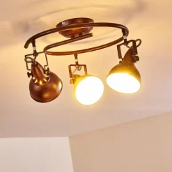 Plafonnier Tina Rouille, 3 lumières