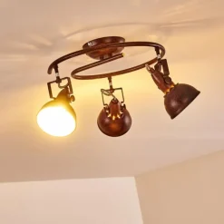 Plafonnier Tina Rouille, 3 lumières