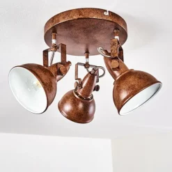 Plafonnier Tina Rouille, 3 lumières