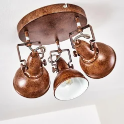 Plafonnier Tina Rouille, 3 lumières