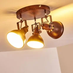 Plafonnier Tina Rouille, 3 lumières