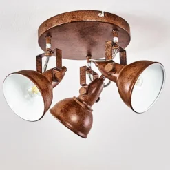 Plafonnier Tina Rouille, 3 lumières
