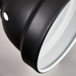 Plafonnier Tita Noir, 2 lumières