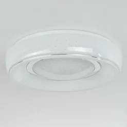 Plafonnier Tobosy LED Blanc, 1 lumière, Télécommandes