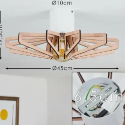 Plafonnier Togo Blanc, 1 lumière