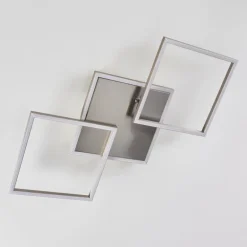 Plafonnier Torres LED Nickel mat, 3 lumières