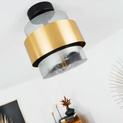 Plafonnier Traak Noir, 1 lumière