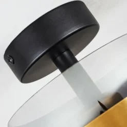 Plafonnier Traak Noir, 1 lumière