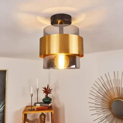 Plafonnier Traak Noir, 1 lumière