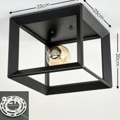 Plafonnier Traryd Noir, 1 lumière