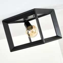 Plafonnier Traryd Noir, 1 lumière