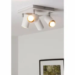 Plafonnier Trio 8024 Blanc, 4 lumières