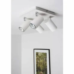 Plafonnier Trio 8024 Blanc, 4 lumières