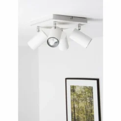Plafonnier Trio 8024 Blanc, 4 lumières