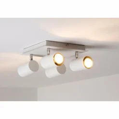 Plafonnier Trio 8024 Blanc, 4 lumières