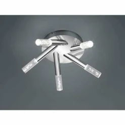 Plafonnier Trio 2824 LED Chrome, 5 lumières