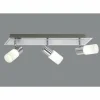 Plafonnier Trio 8214 LED Chrome, 3 lumières