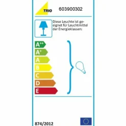 Plafonnier Trio 3033 Nickel mat, Noir, 3 lumières