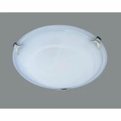 Plafonnier Trio 6105 Nickel mat, Blanc, 1 lumière