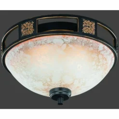 Plafonnier Trio 6081 Rouille, 2 lumières