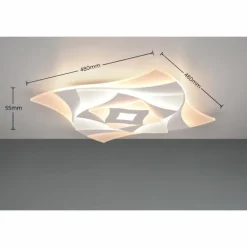 Plafonnier Trio AKITA LED Blanc, 1 lumière, Télécommandes