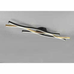 Plafonnier Trio Blaze LED Laiton, 1 lumière