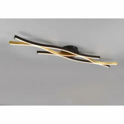 Plafonnier Trio Blaze LED Laiton, 1 lumière