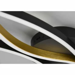 Plafonnier Trio Blaze LED Laiton, 1 lumière